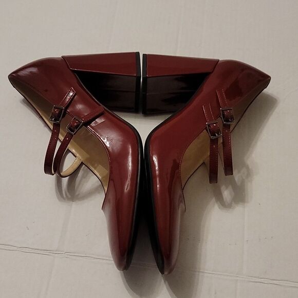 BRAND NEW MARC FISHER DOUBLE-STRAP BLOCK-HEEL PUMPS - Picture 16 of 16